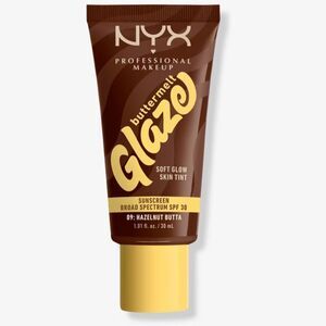 🦋 NYX 09: HAZELNUT BUTTA Skin Tint Glaze Soft Glow New FullSz